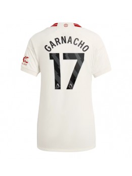 Manchester United Alejandro Garnacho #17 Ausweichtrikot für Frauen 2023-24 Kurzarm